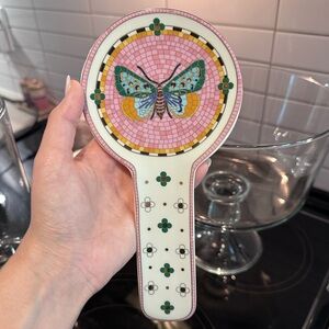 Anthropologie Butterfly Bistro Garden Tile Spoon Rest
